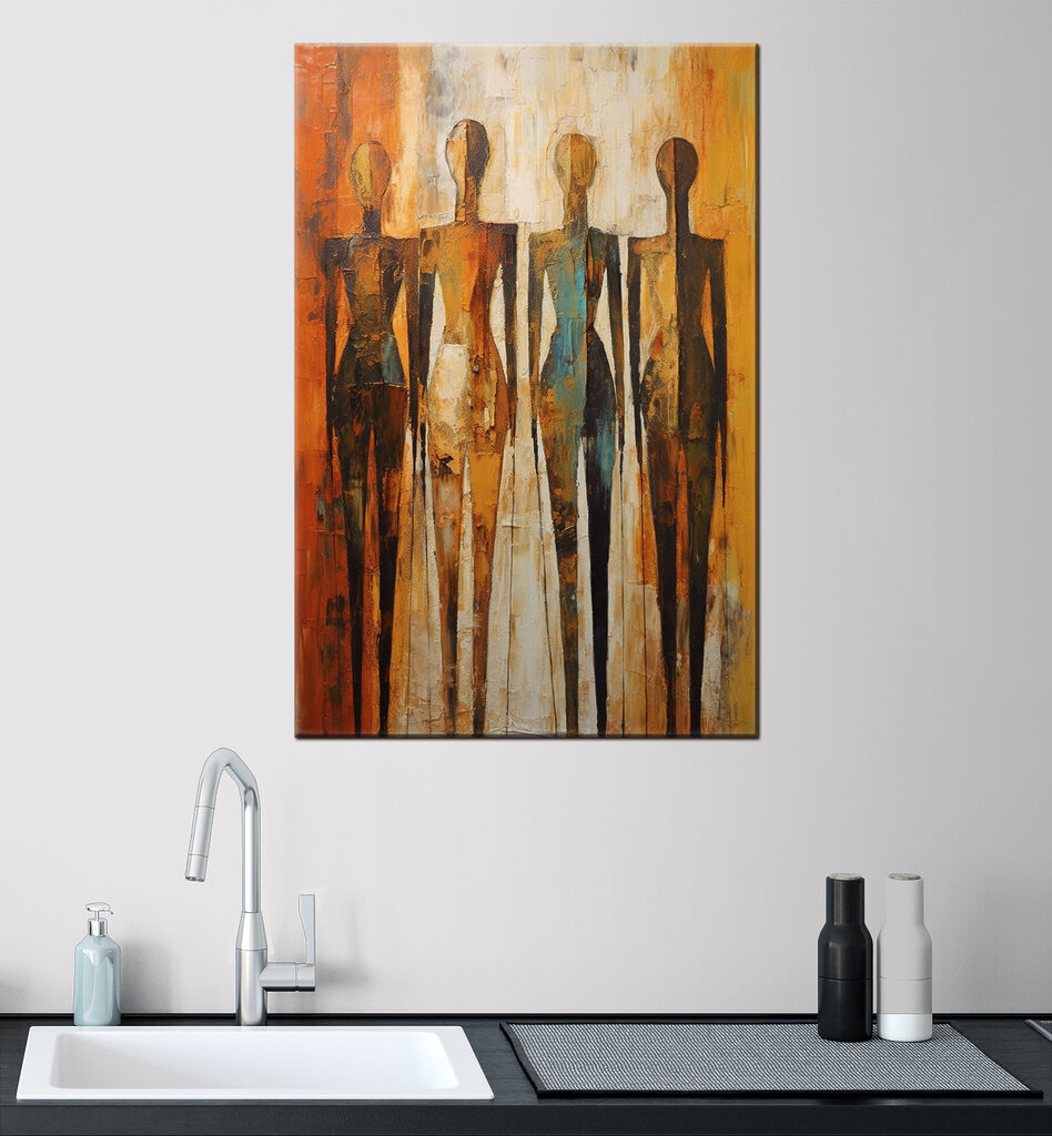 Gestalten in warmem Ocker — Interieur 3
