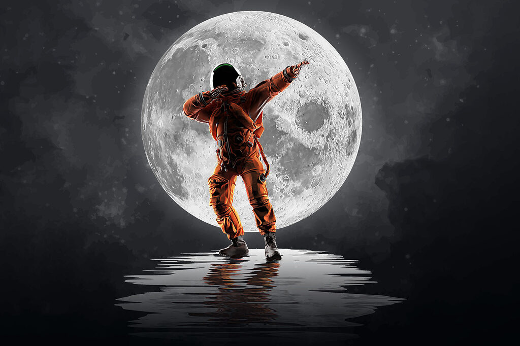 Tanz vor dem Mond — ganzes Design