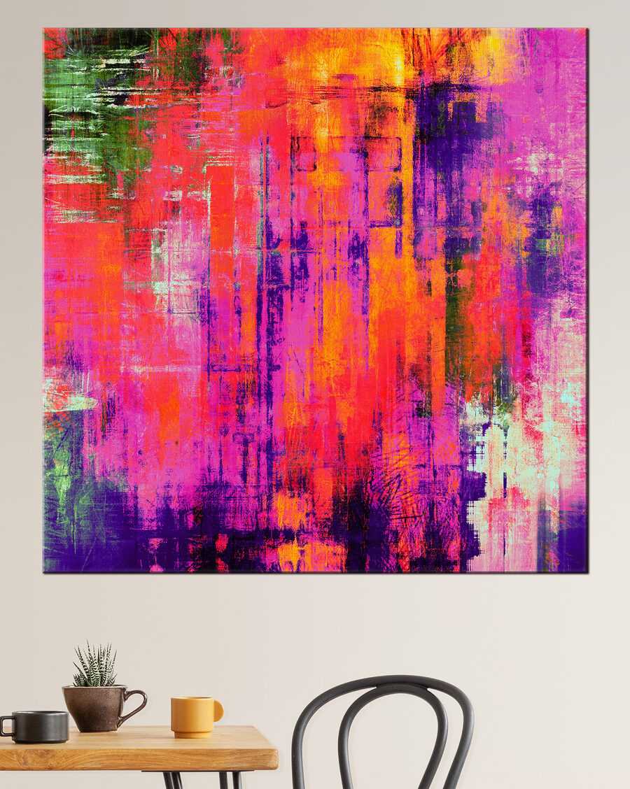 Farben in rauen Streifen — Interieur 2