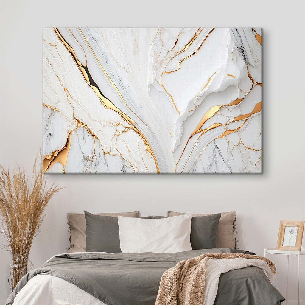 Goldadern in Weiß — Interieur 3