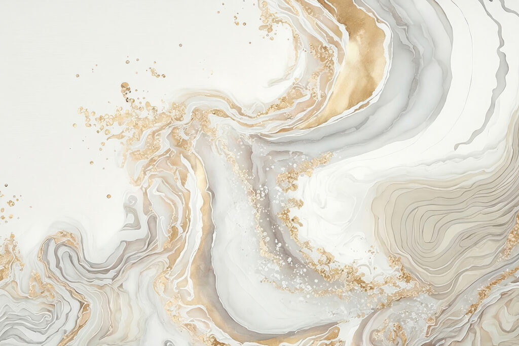 Schichten mit Goldsprenkeln — ganzes Design