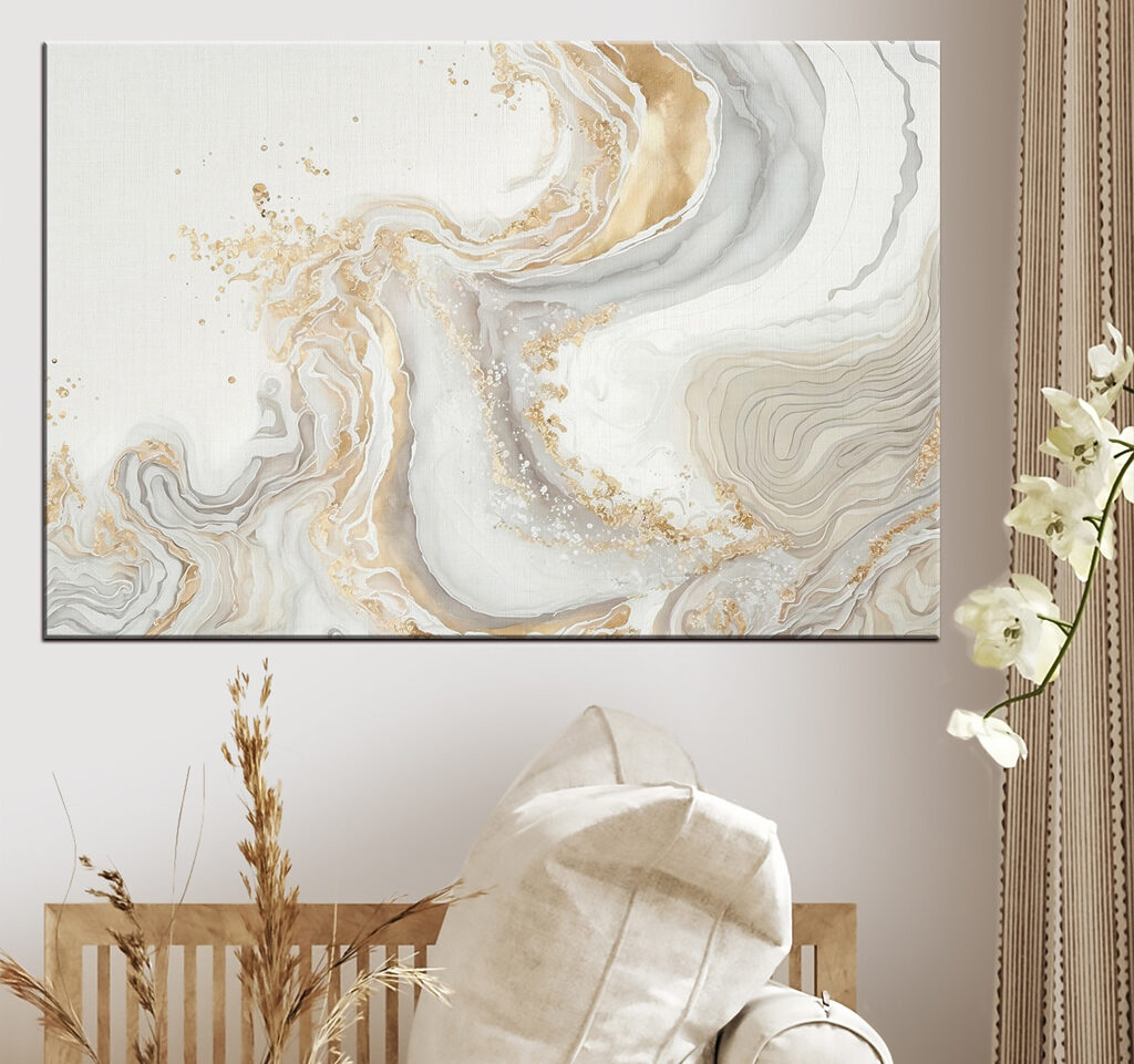 Schichten mit Goldsprenkeln — Interieur 1