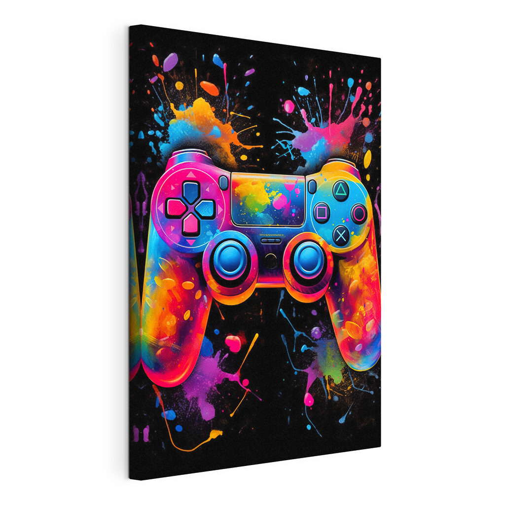 Controller voller Farbspritzer — Produktansicht