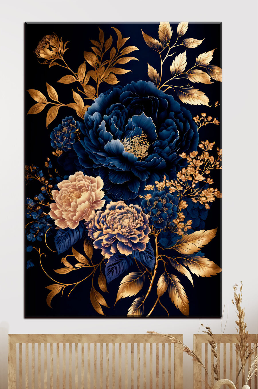 Blumen in Königsblau — Interieur 3