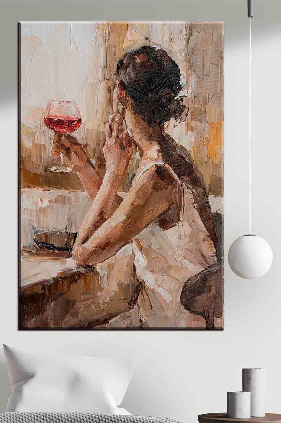 Weinglas am Fenster — Interieur 2