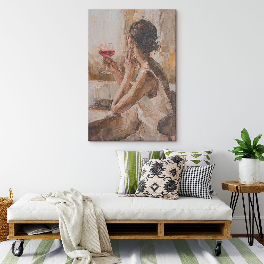 Weinglas am Fenster — Interieur 5