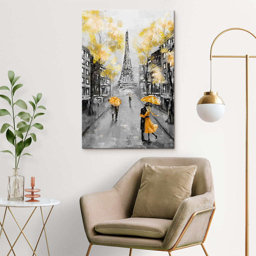 Gelbe Schirme in Paris — Interieur 5