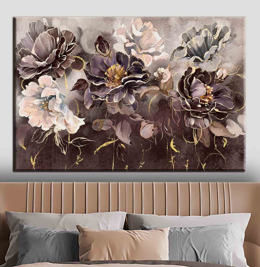 Blumen in tiefen Grautönen — Interieur 2