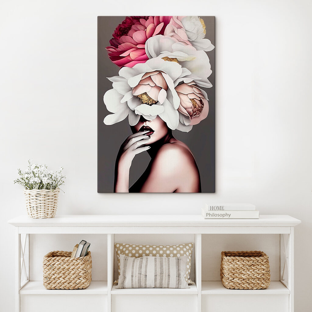 Gesicht hinter Blumen — Interieur 5