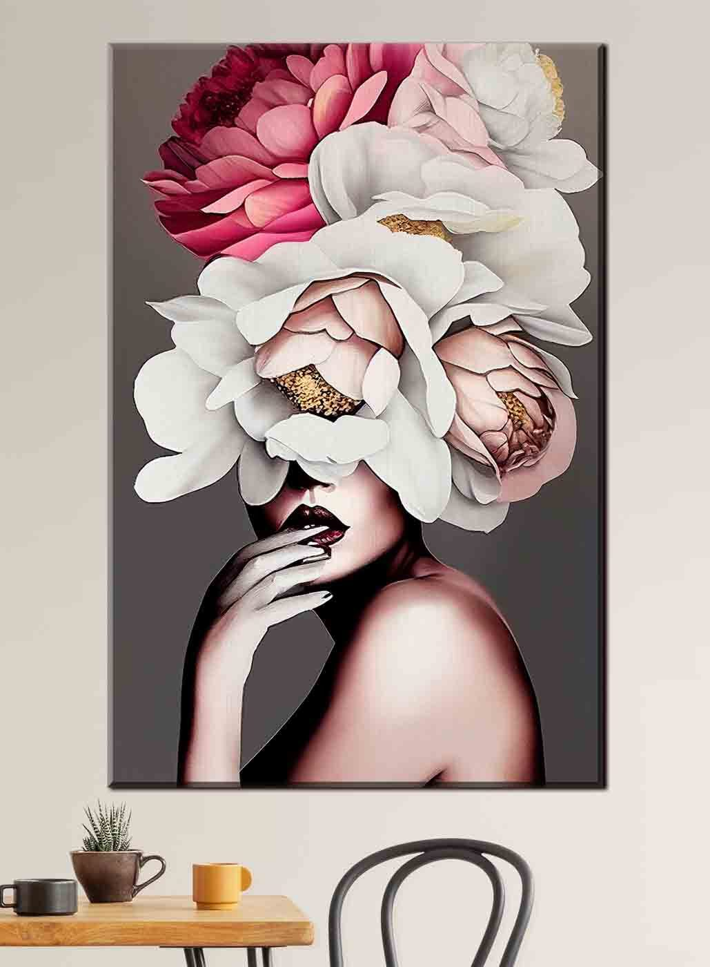 Gesicht hinter Blumen — Interieur 1