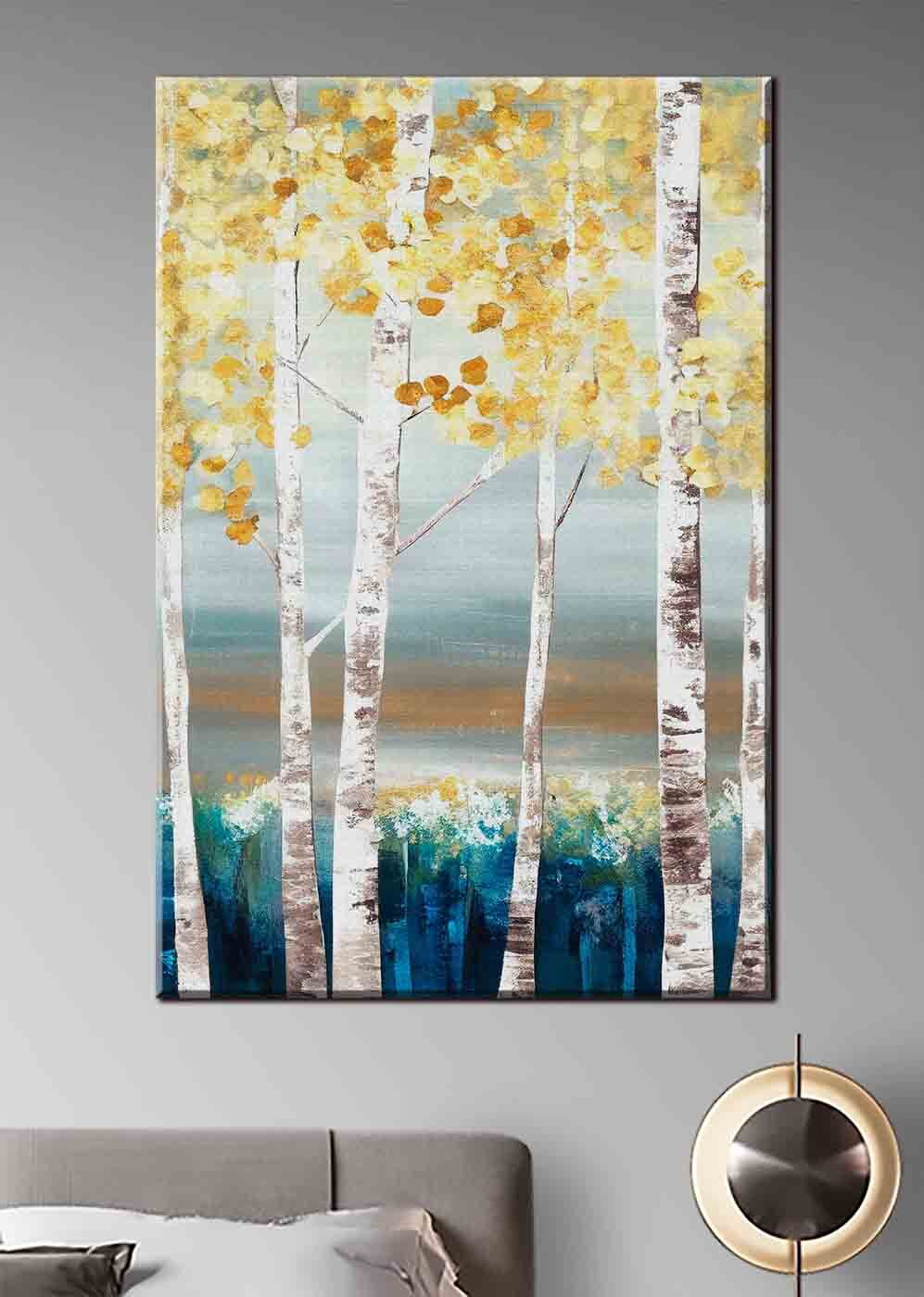 Birken mit gelben Blättern — Interieur 2