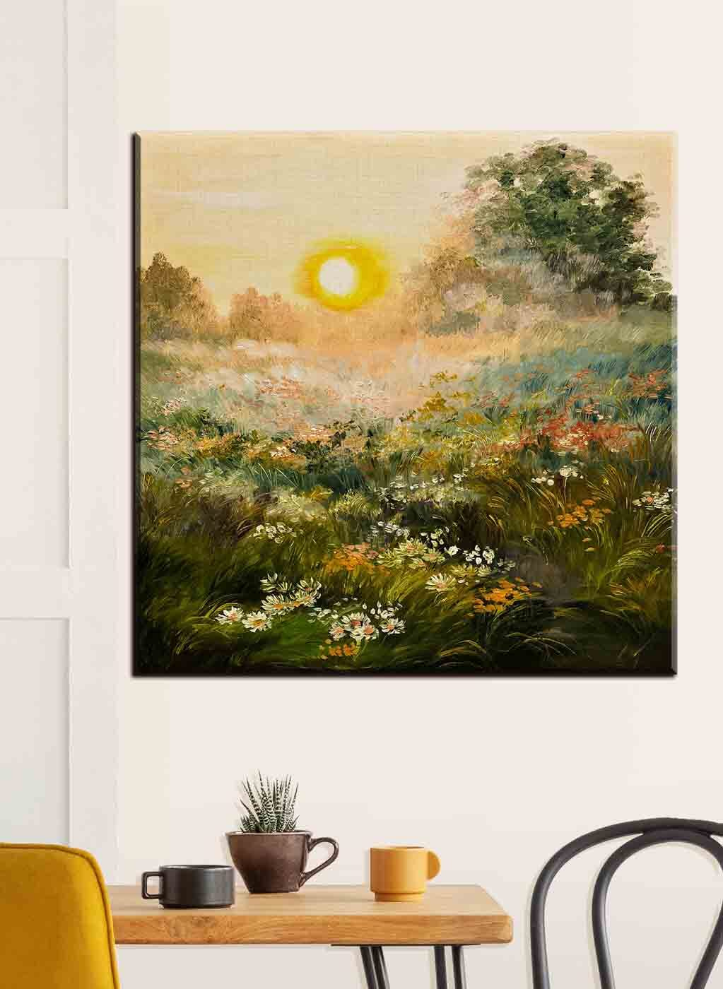 Abendlicht über Wildblumen — Interieur 1
