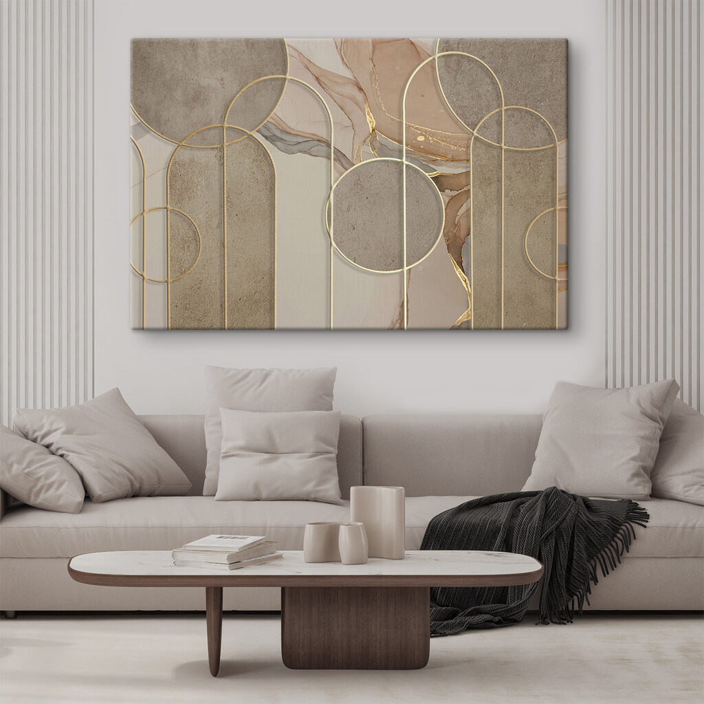 Goldene Bögen auf Sandtönen — Interieur 4