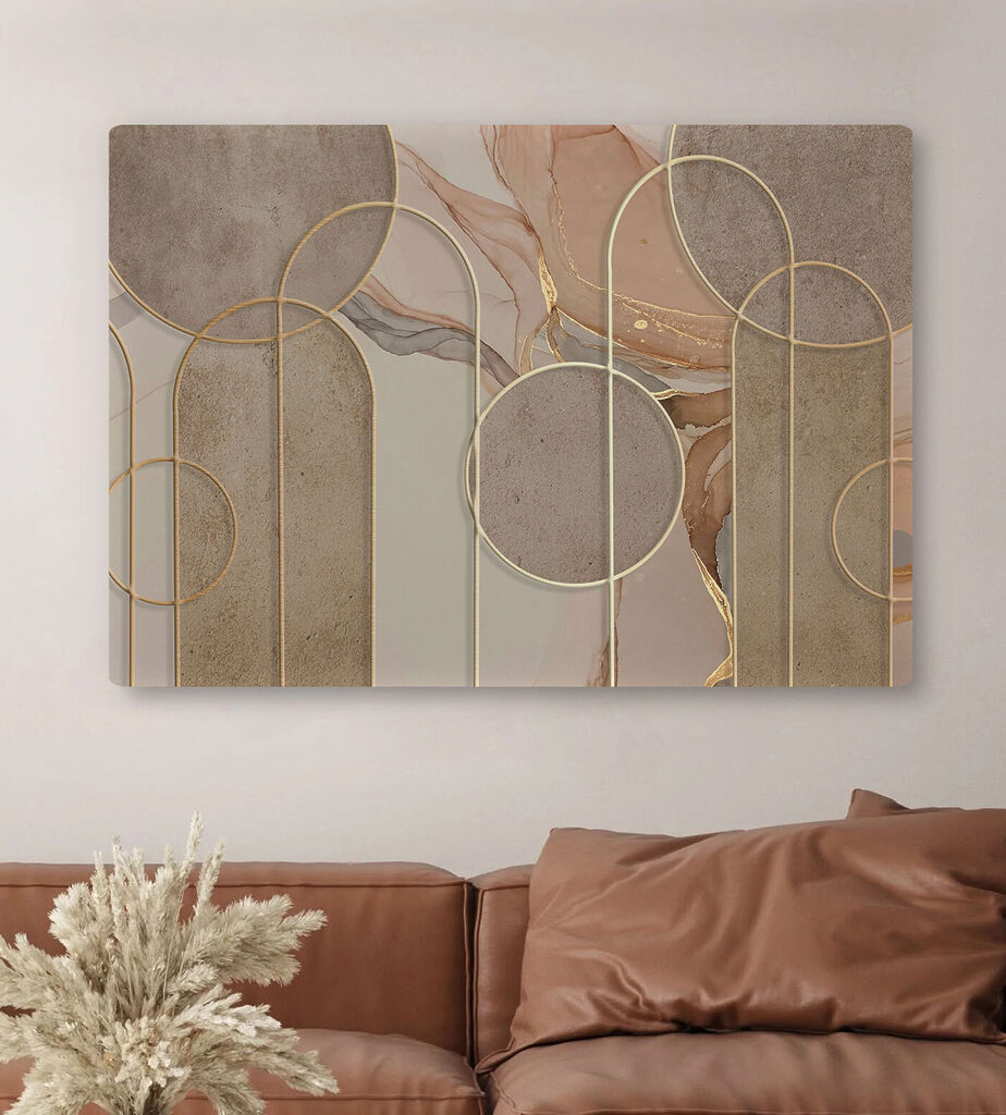 Goldene Bögen auf Sandtönen — Interieur 1