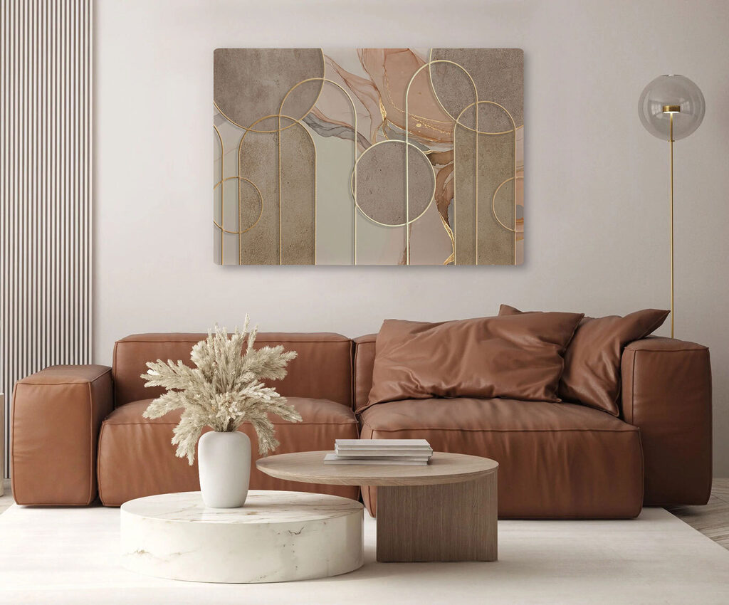 Goldene Bögen auf Sandtönen — Interieur 2