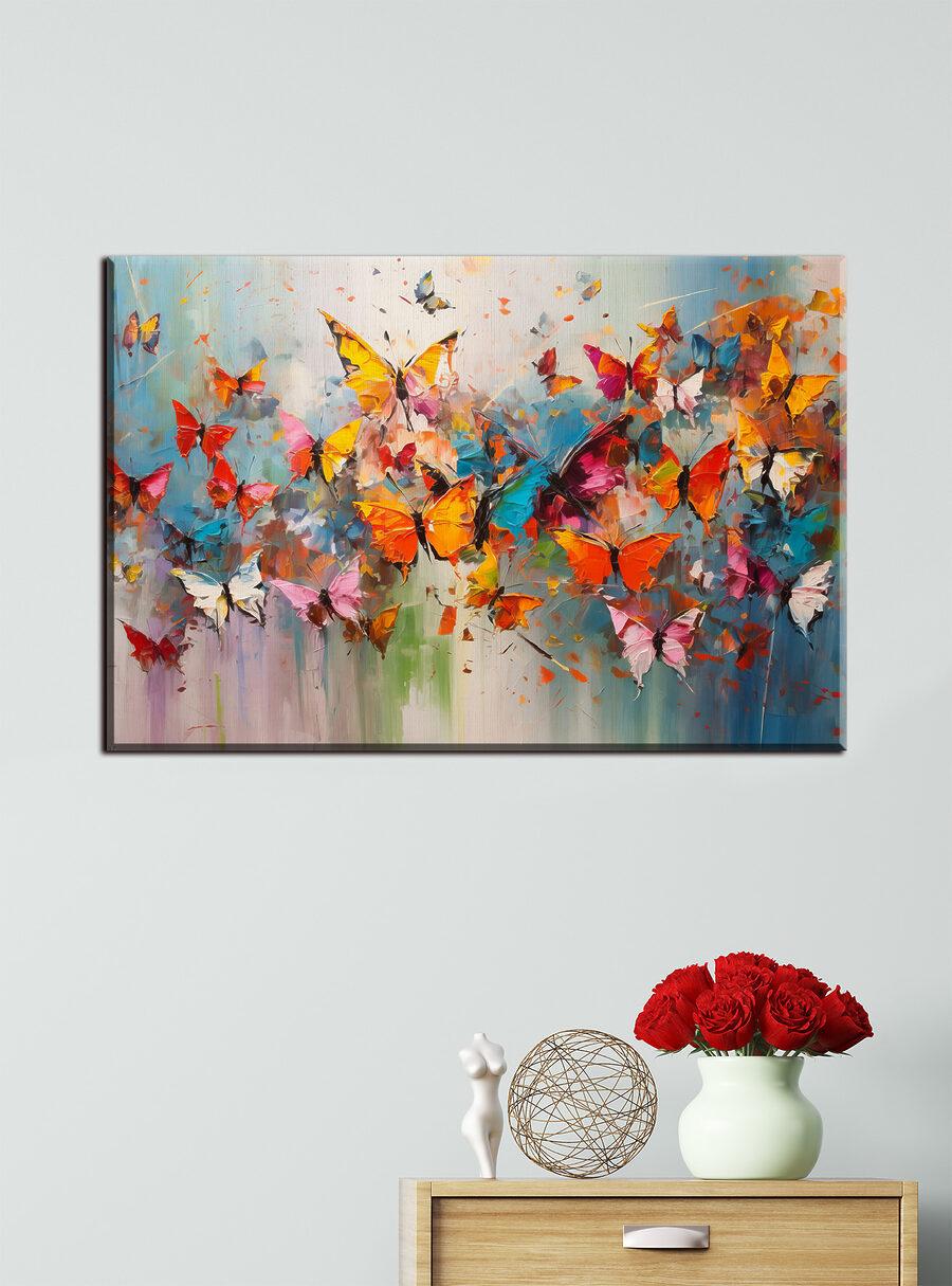 Schmetterlinge bringen Farbe — Interieur 2