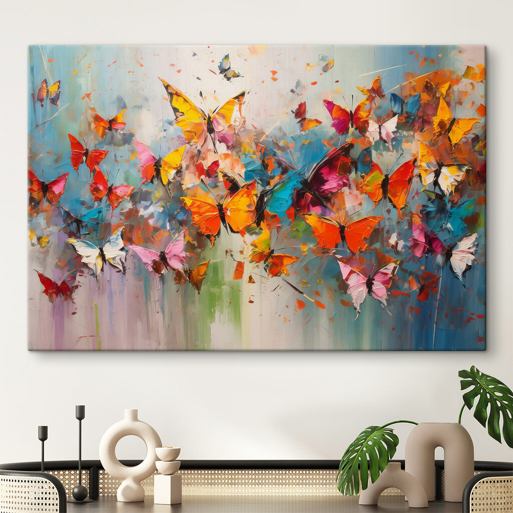 Schmetterlinge bringen Farbe — Interieur 3