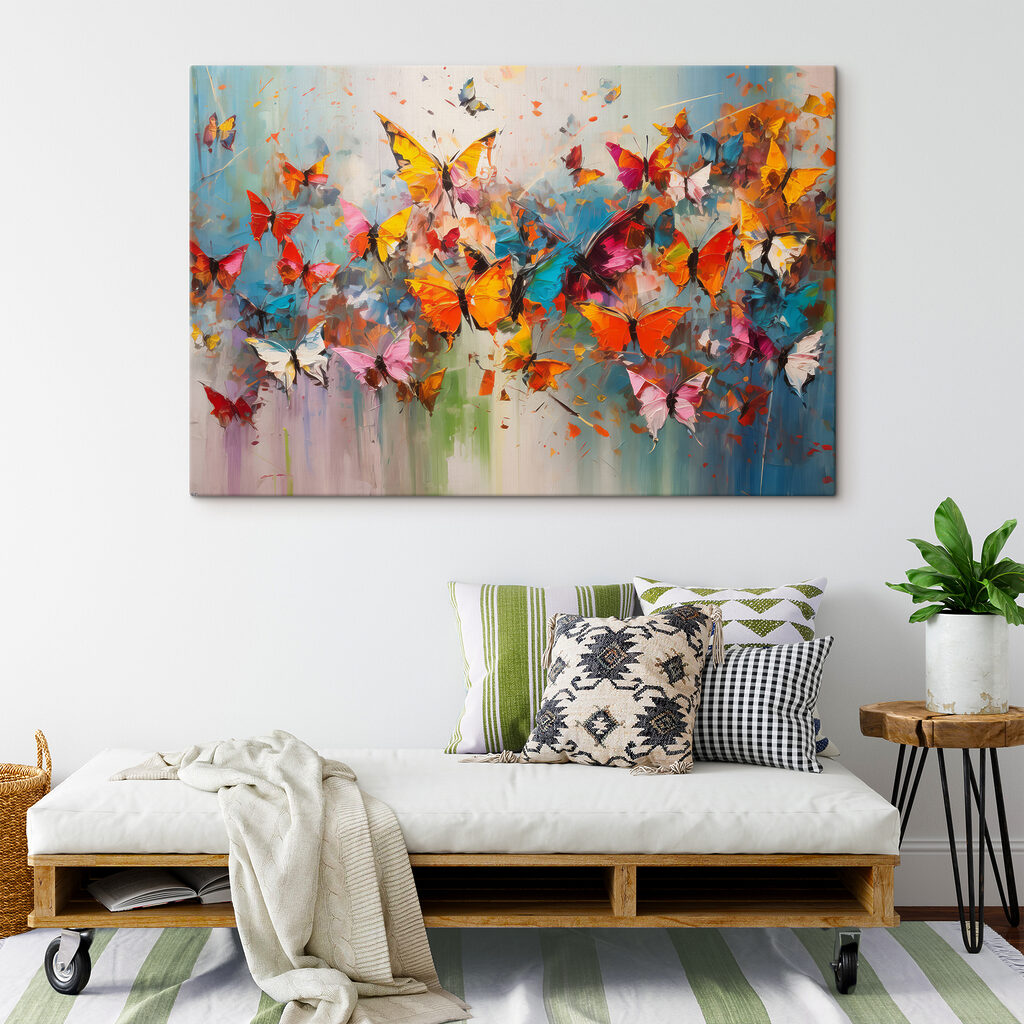 Schmetterlinge bringen Farbe — Interieur 5
