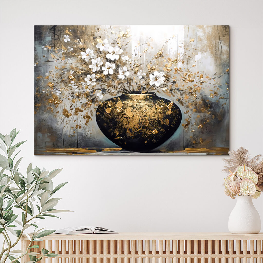 Vase mit Blüten — Interieur 3