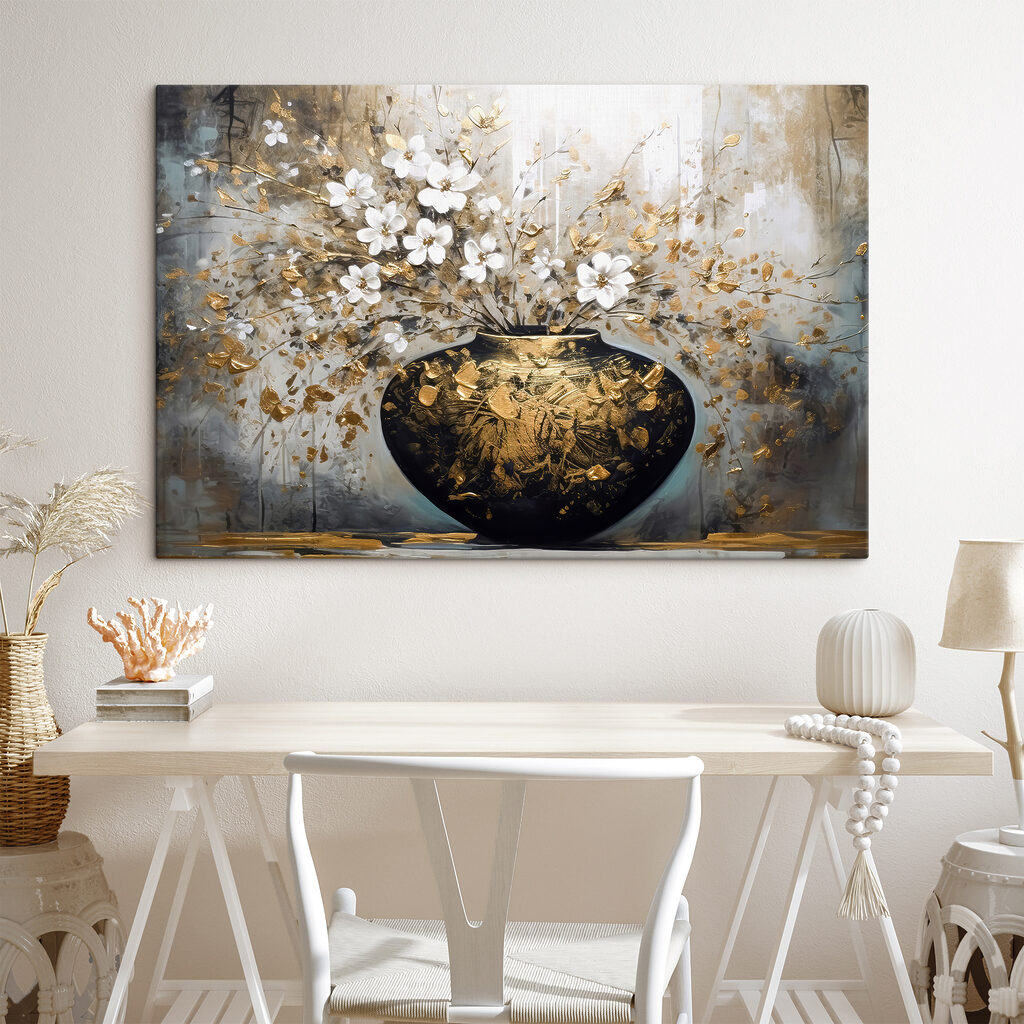 Vase mit Blüten — Interieur 4