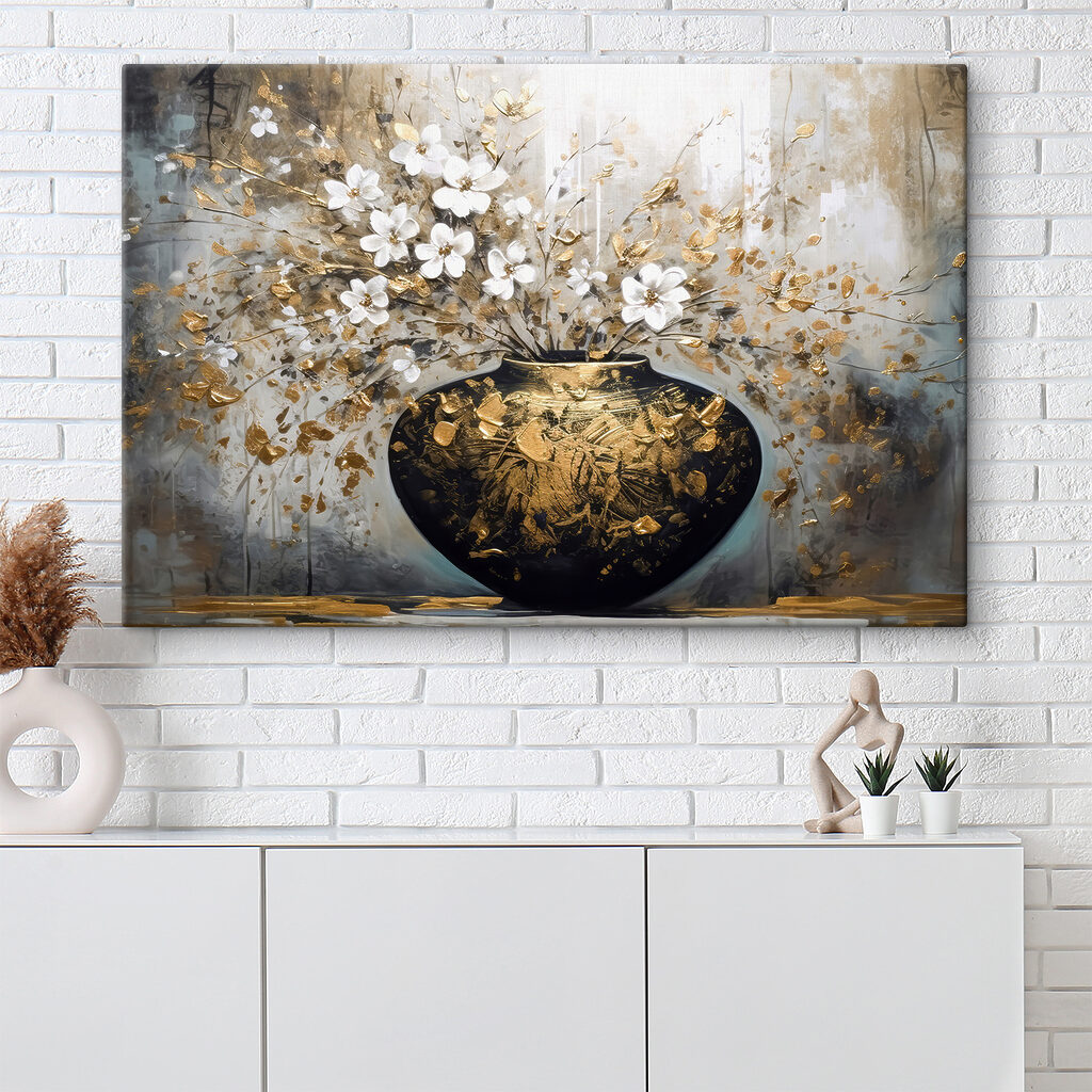 Vase mit Blüten — Interieur 5