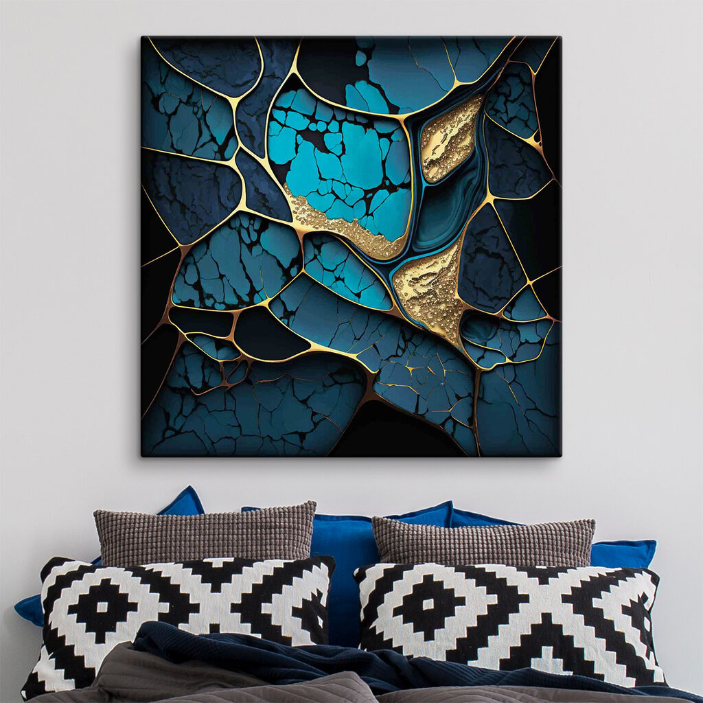 Türkis zwischen goldenen Rissen — Interieur 4