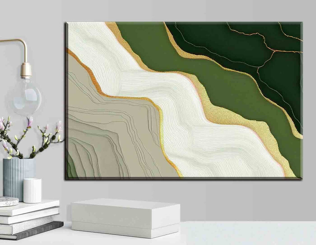 Grün trifft Creme — Interieur 3