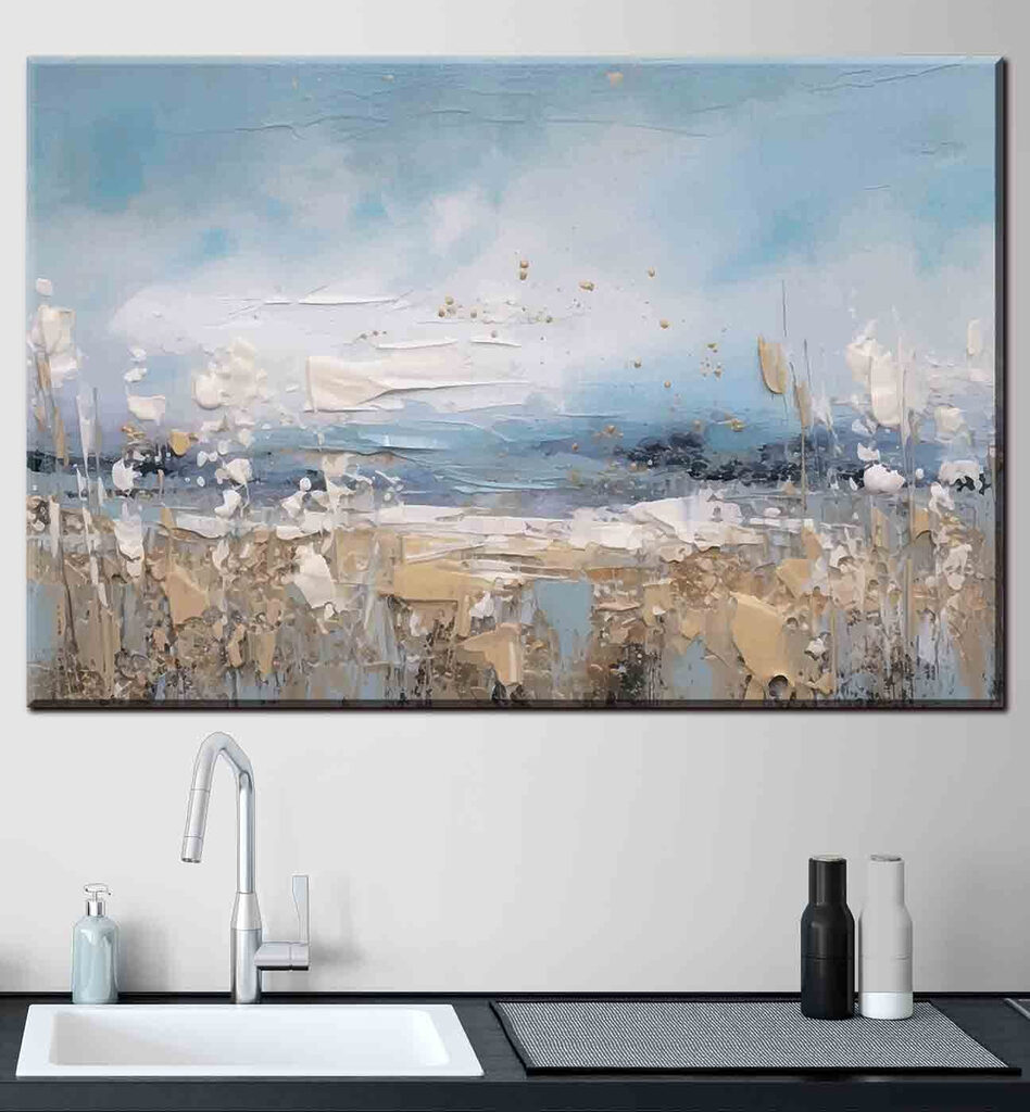 Wiese in Pinselstrichen — Interieur 1