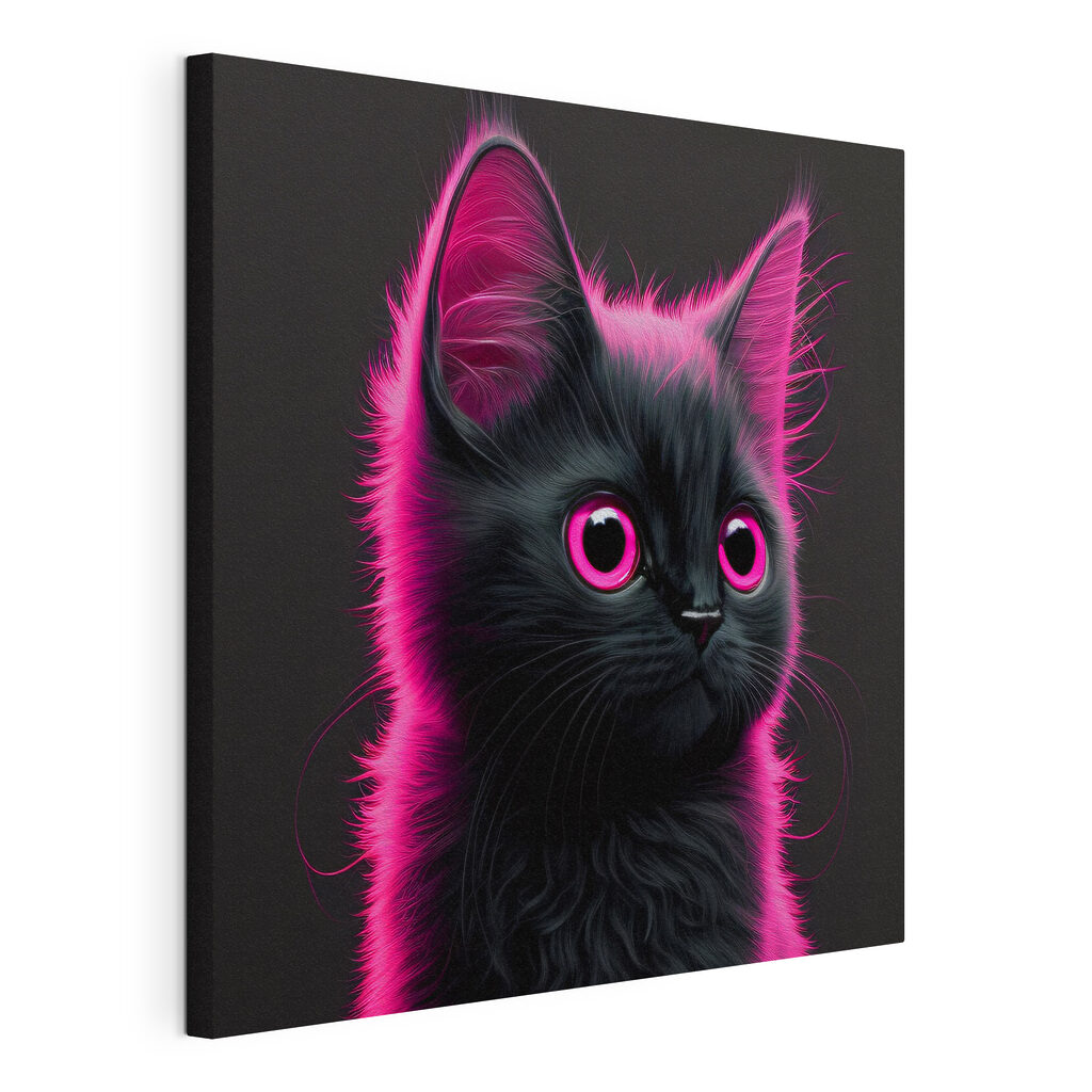 Kätzchen in Neonrosa — Produktansicht