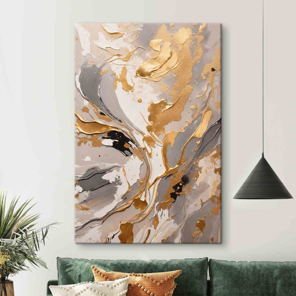 Gold zwischen grauen Strömen — Interieur 2