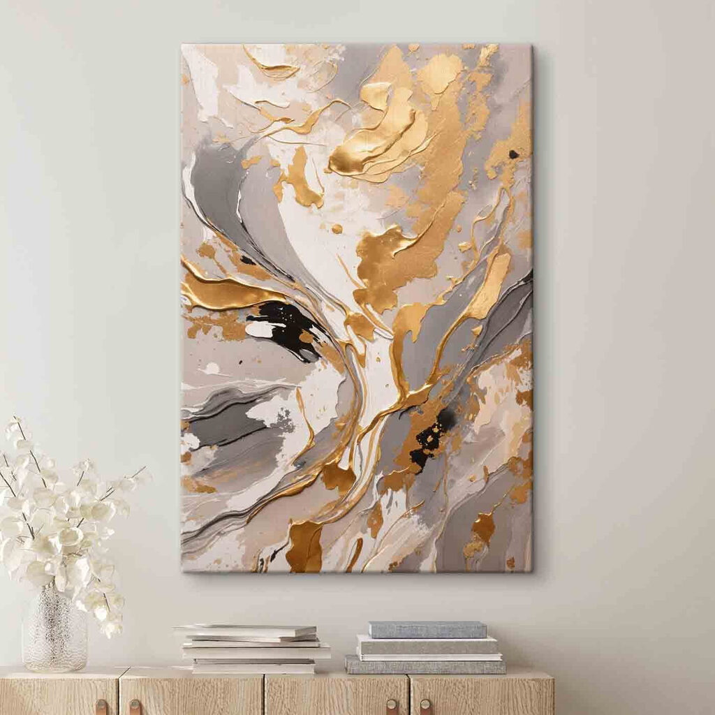 Gold zwischen grauen Strömen — Interieur 1