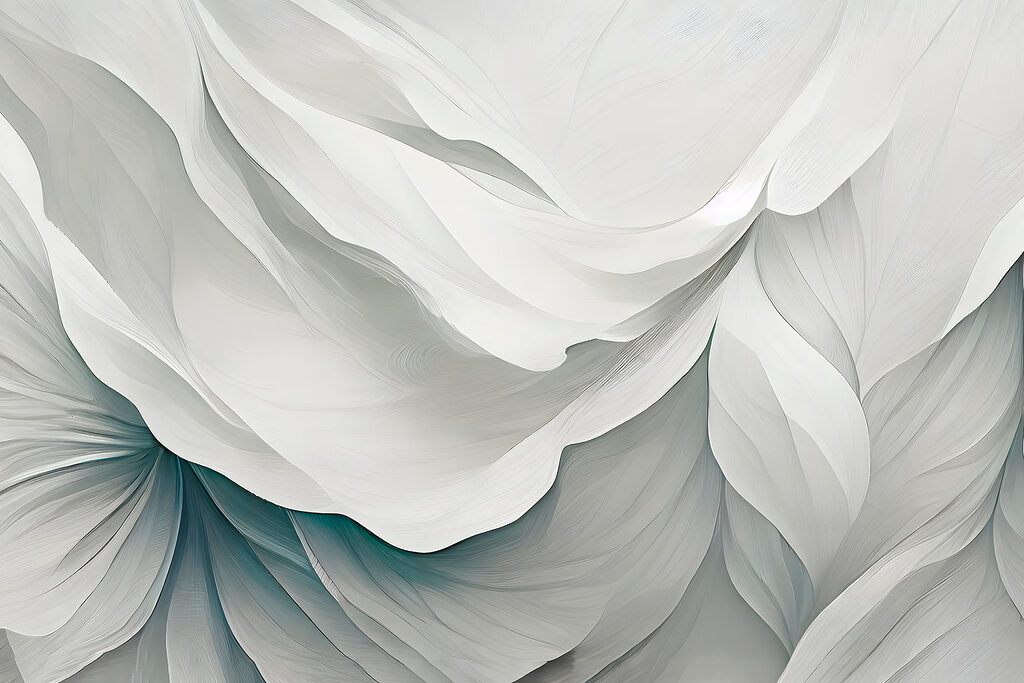 Eine Welle aus Blättern — ganzes Design