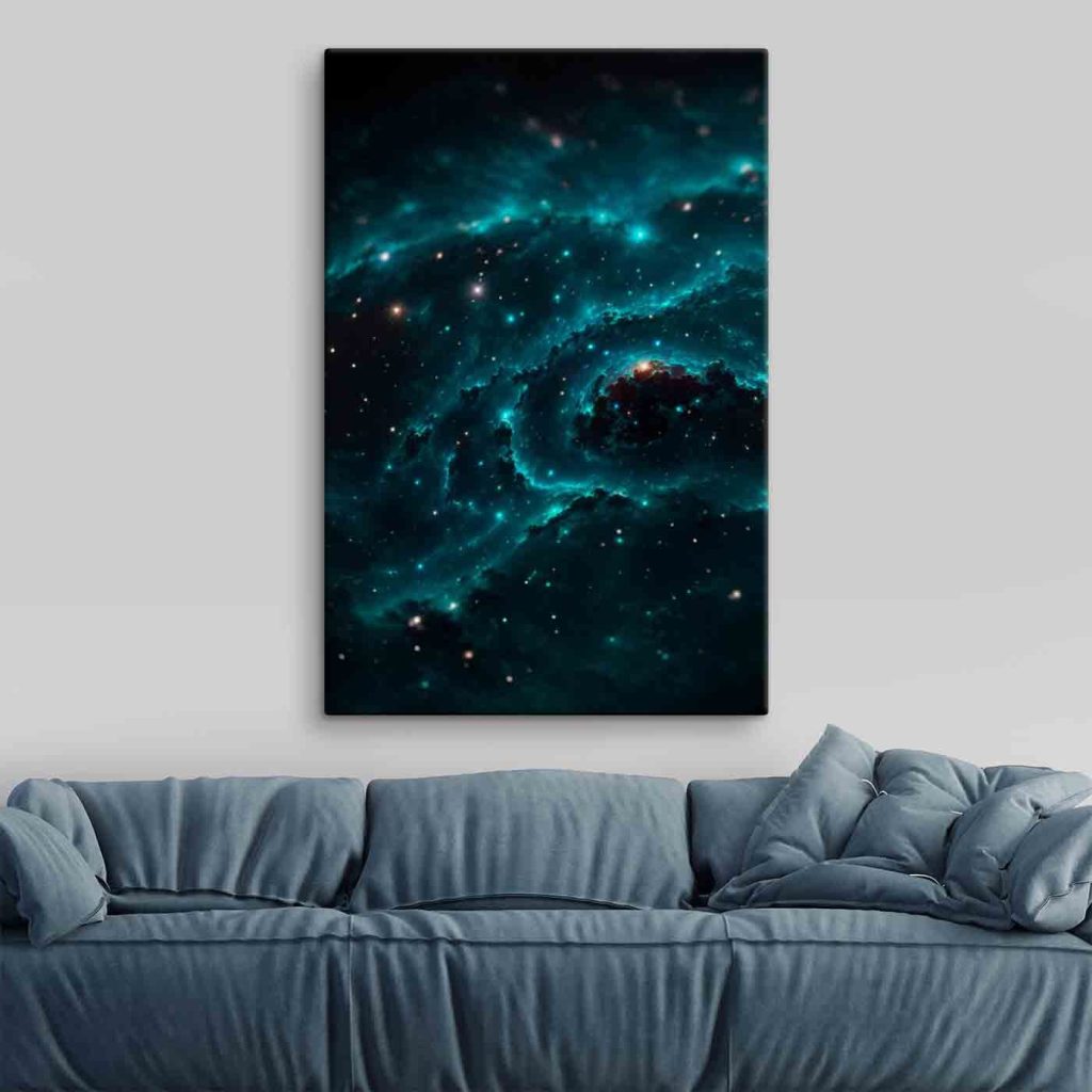 Spirale aus blauen Sternen — Interieur 1