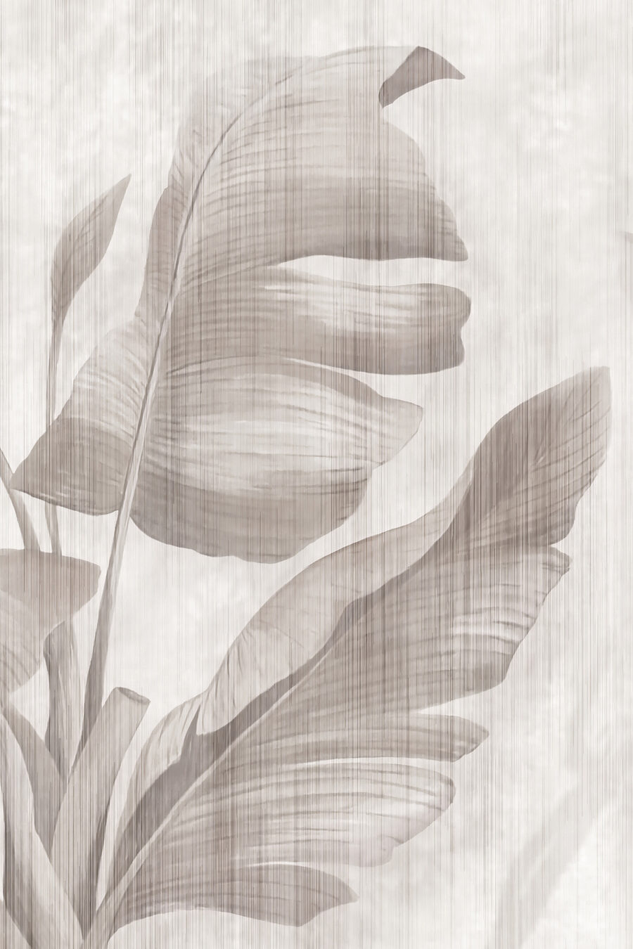 Zweig im sanften Schatten — ganzes Design