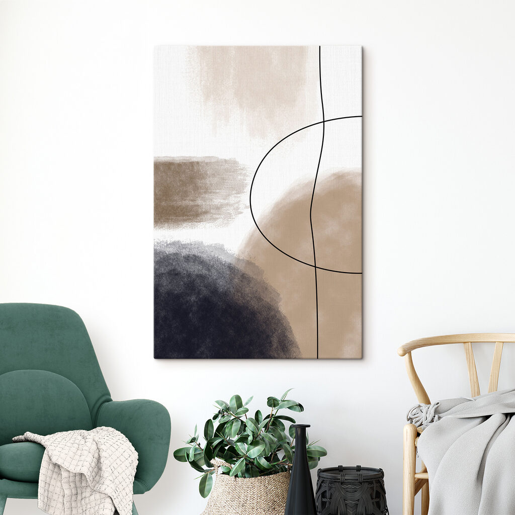 Linie zwischen Farbflecken — Interieur 4