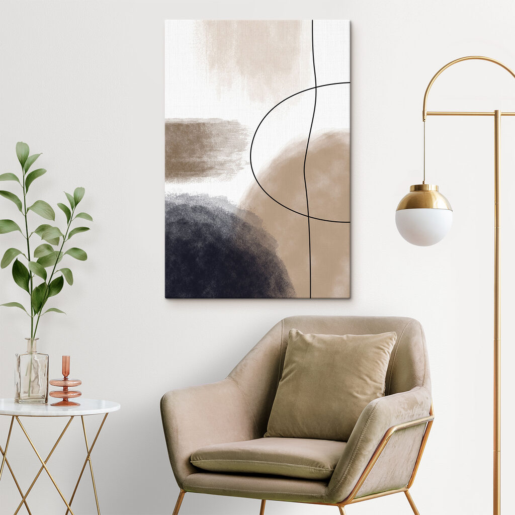 Linie zwischen Farbflecken — Interieur 6