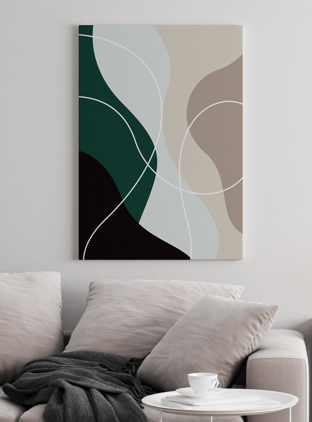 Formen und weiße Linien — Interieur 2