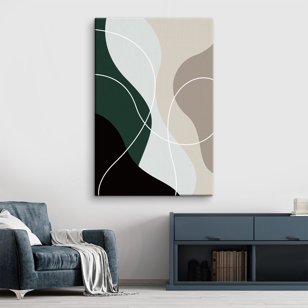 Formen und weiße Linien — Interieur 3