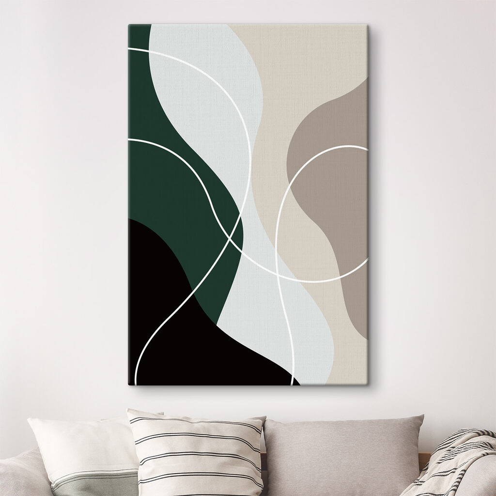 Formen und weiße Linien — Interieur 6