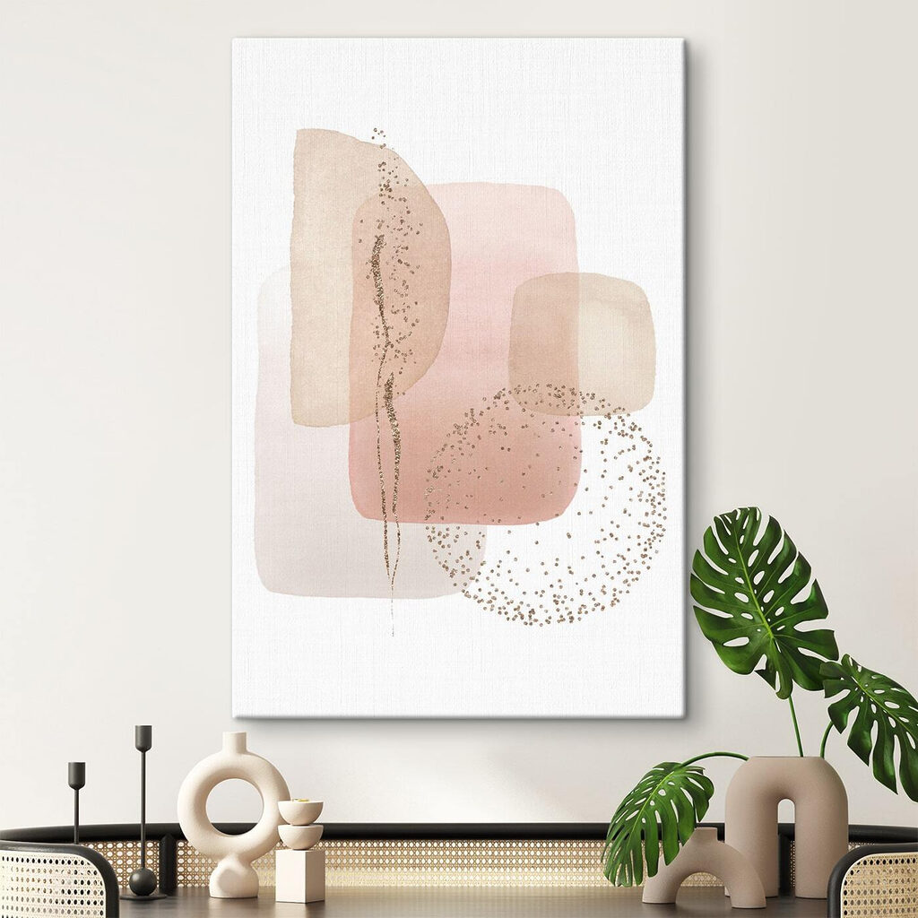 Rosa Flächen mit Pünktchen — Interieur 3