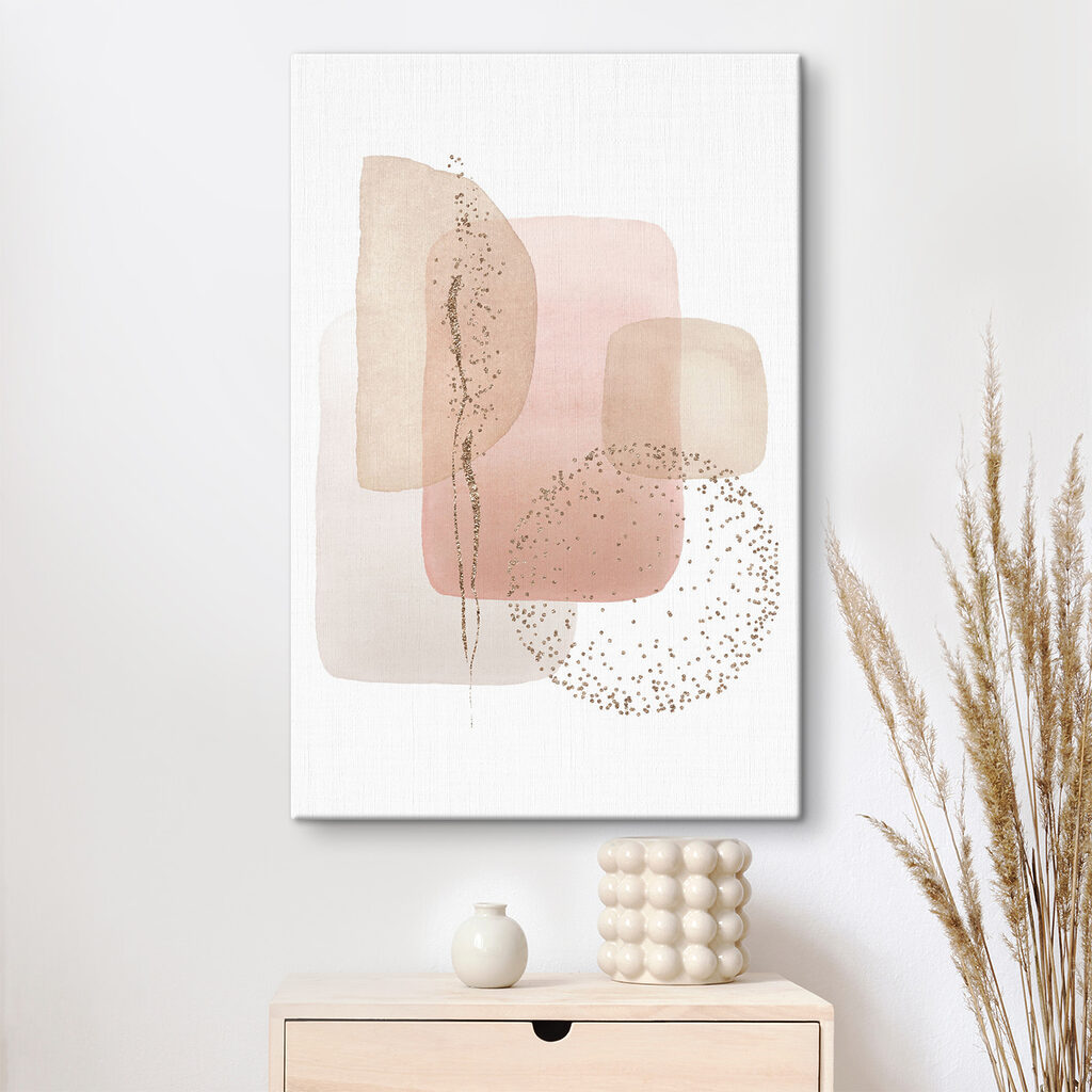 Rosa Flächen mit Pünktchen — Interieur 4