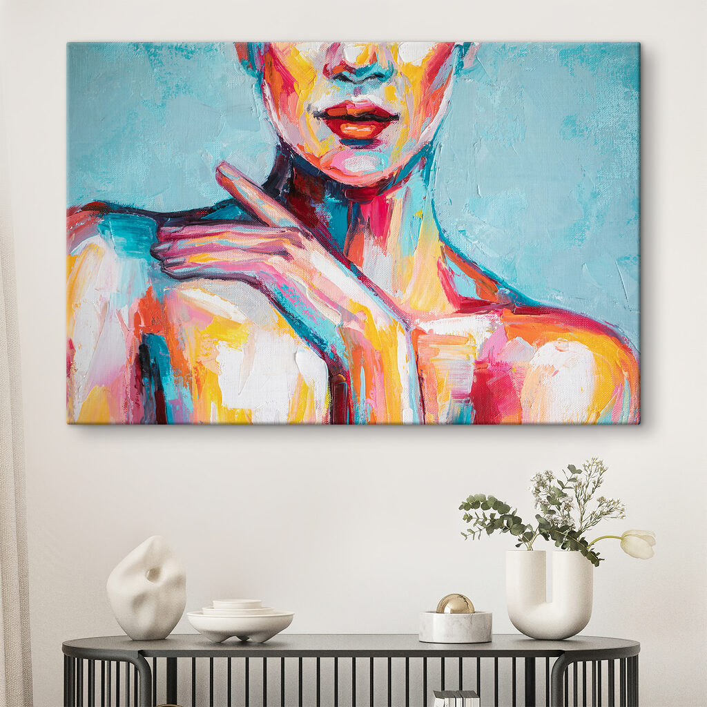 Farbe auf nackten Schultern — Interieur 4