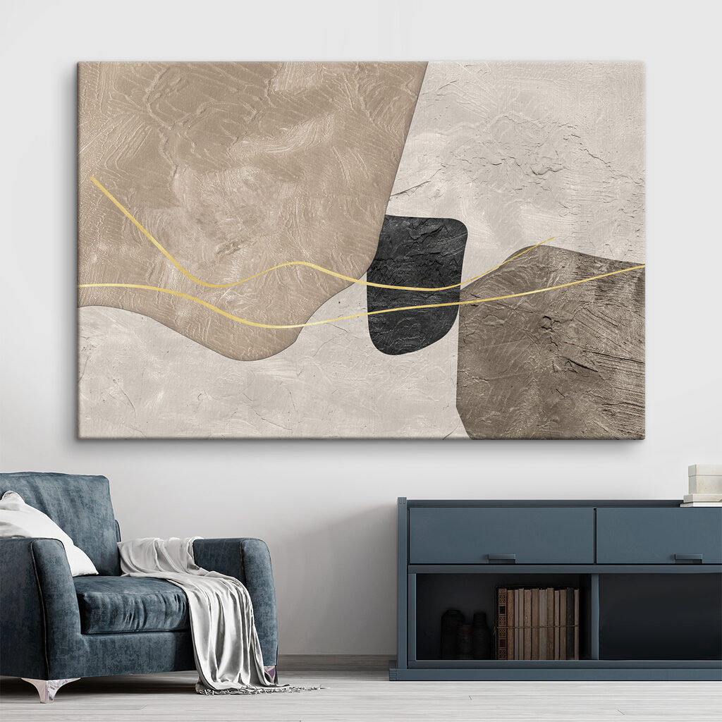 Goldene Fäden über Flächen — Interieur 3