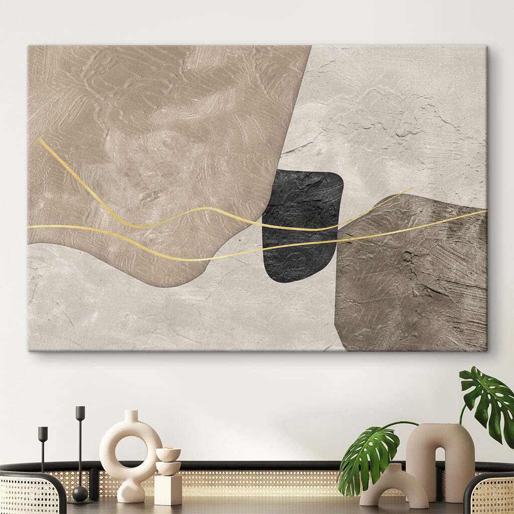 Goldene Fäden über Flächen — Interieur 4
