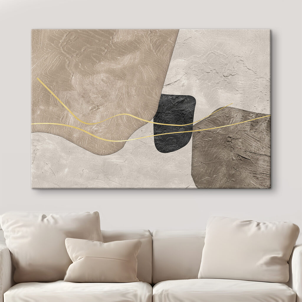 Goldene Fäden über Flächen — Interieur 1