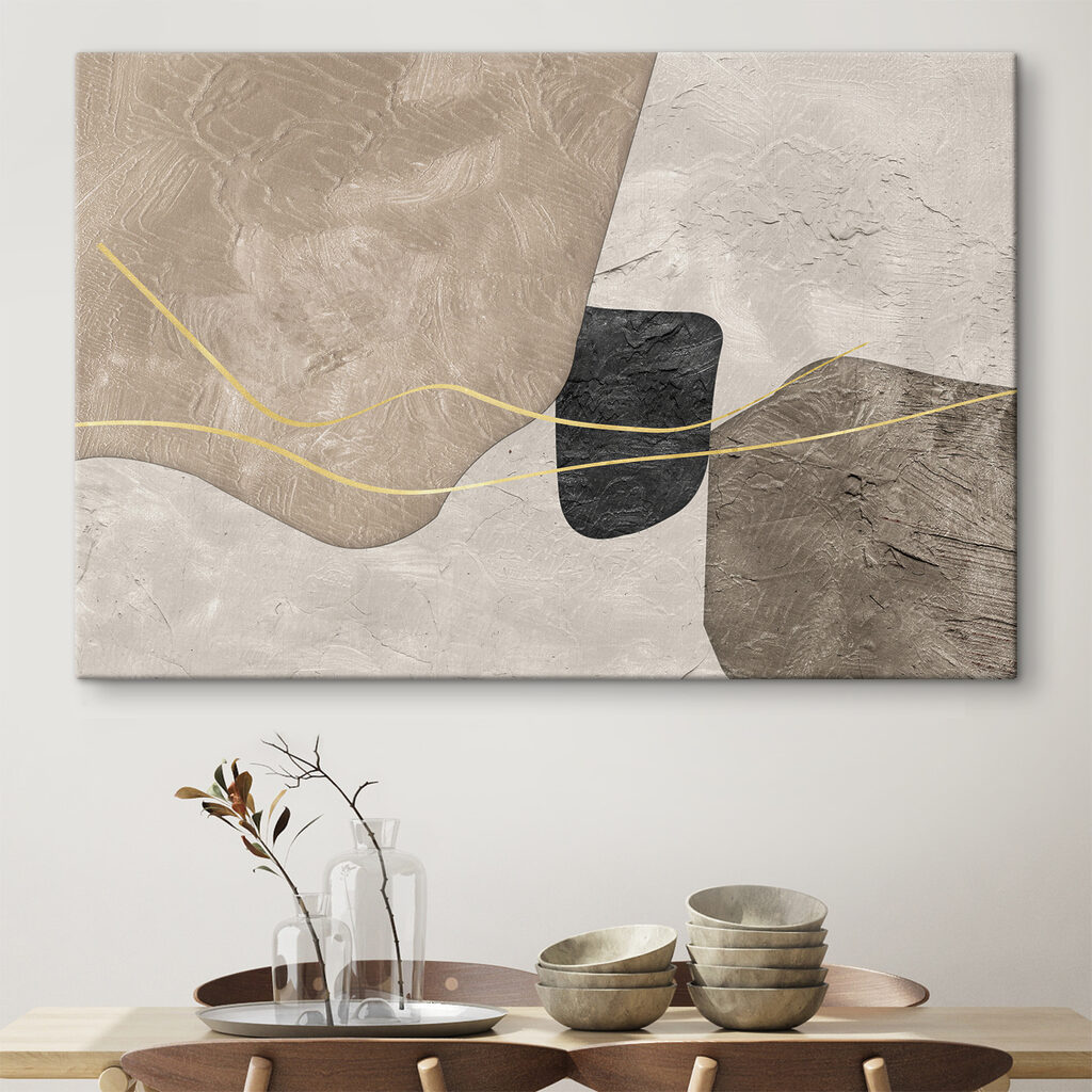 Goldene Fäden über Flächen — Interieur 5