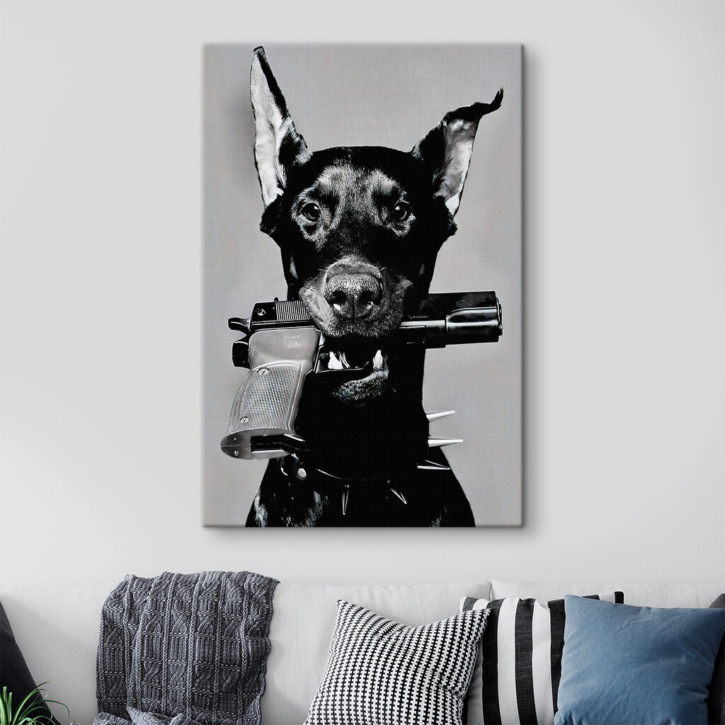 Hund mit Pistole — Interieur 2
