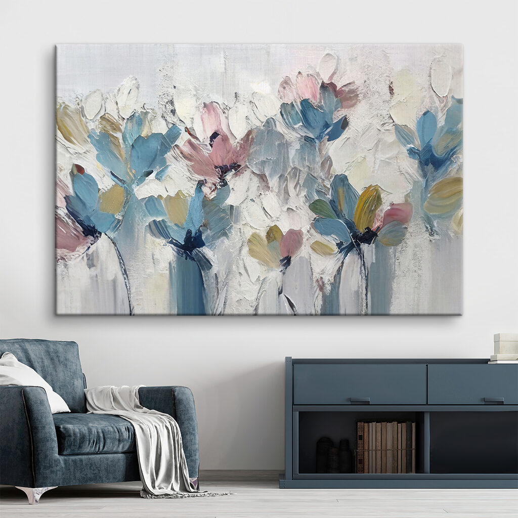 Blumen in dicken Farbstrichen — Interieur 3