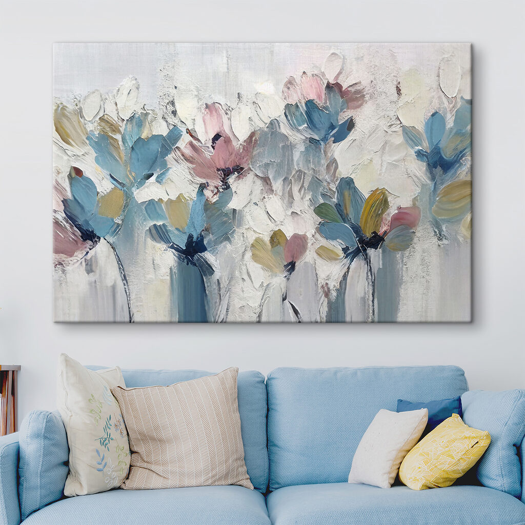 Blumen in dicken Farbstrichen — Interieur 4