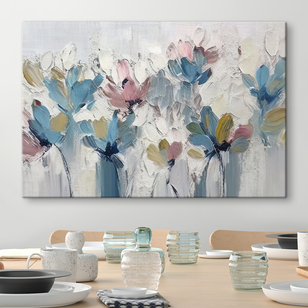 Blumen in dicken Farbstrichen — Interieur 6